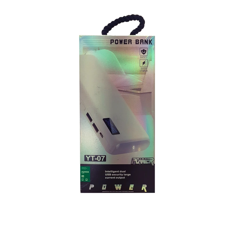 پاوربانک پاور باکس مدل YT-07 ظرفیت 10000میلی آمپر ساعت